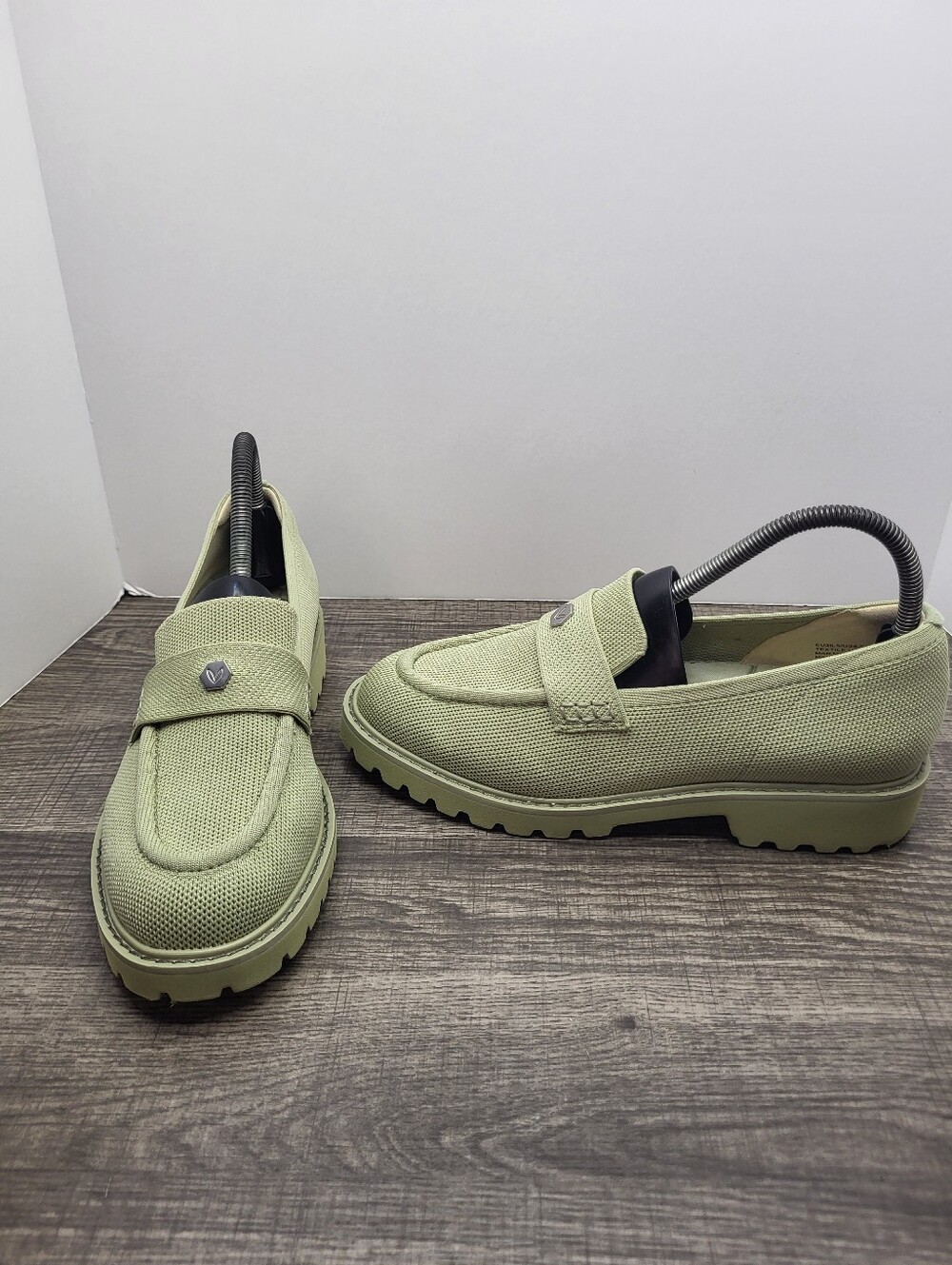 Vivaia Francesca Platform Chunky Heel Loafers Womens Shoes Size 39.5 Eu 8.5 Us